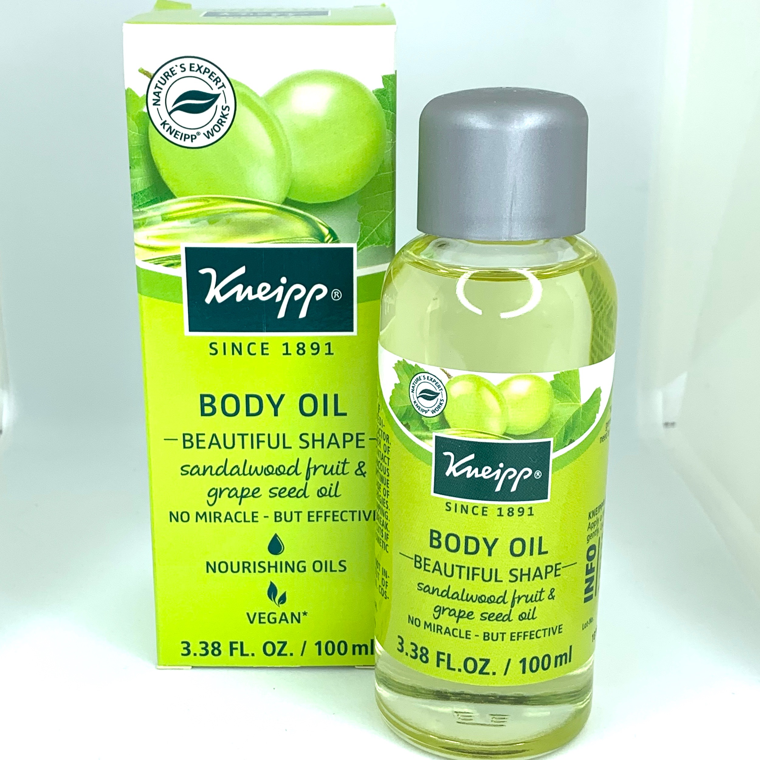 Kneipp Body Oil Beautiful Shape Front for Cocotique May 2020