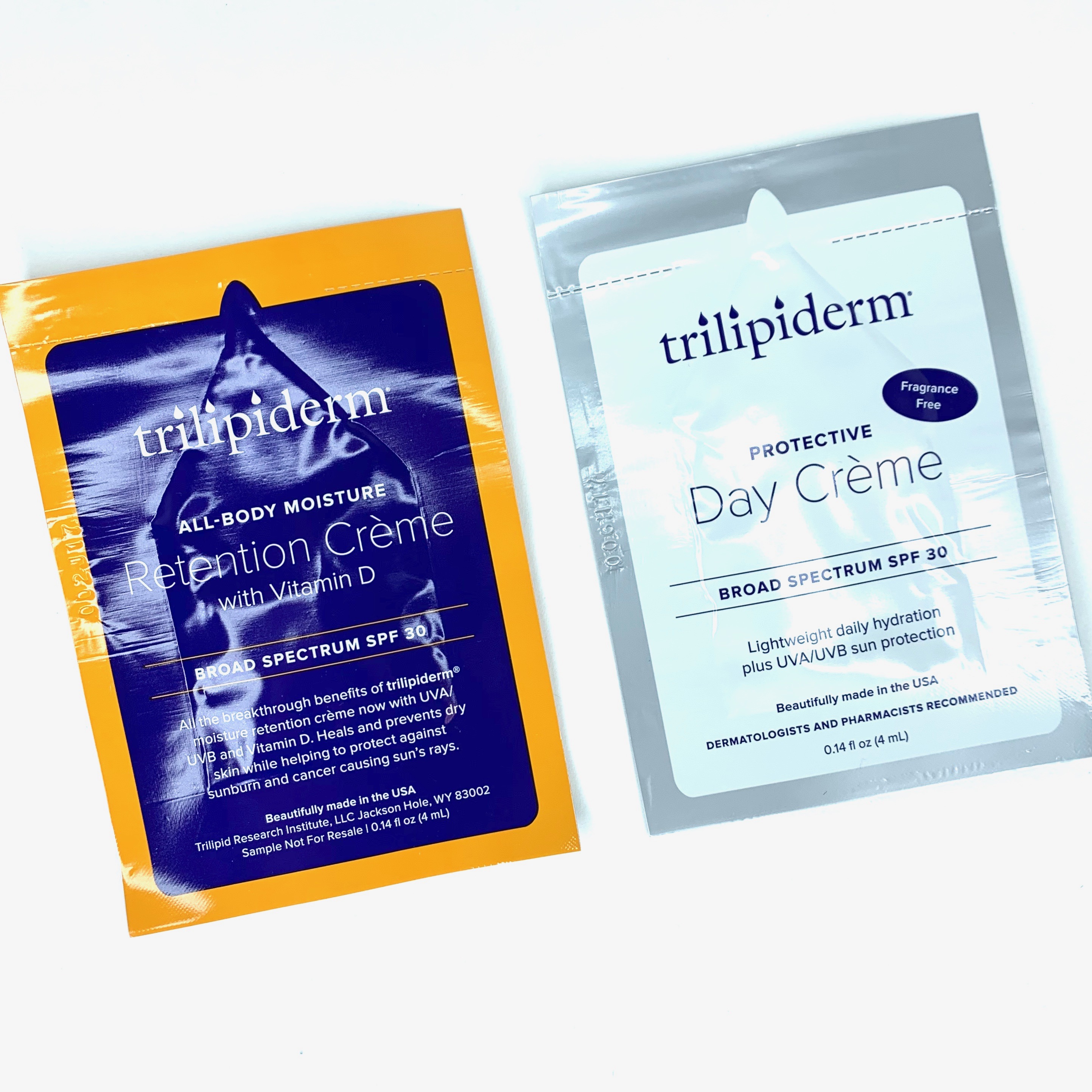 Tripiliderm Skincare Samples 1 for Cocotique May 2020