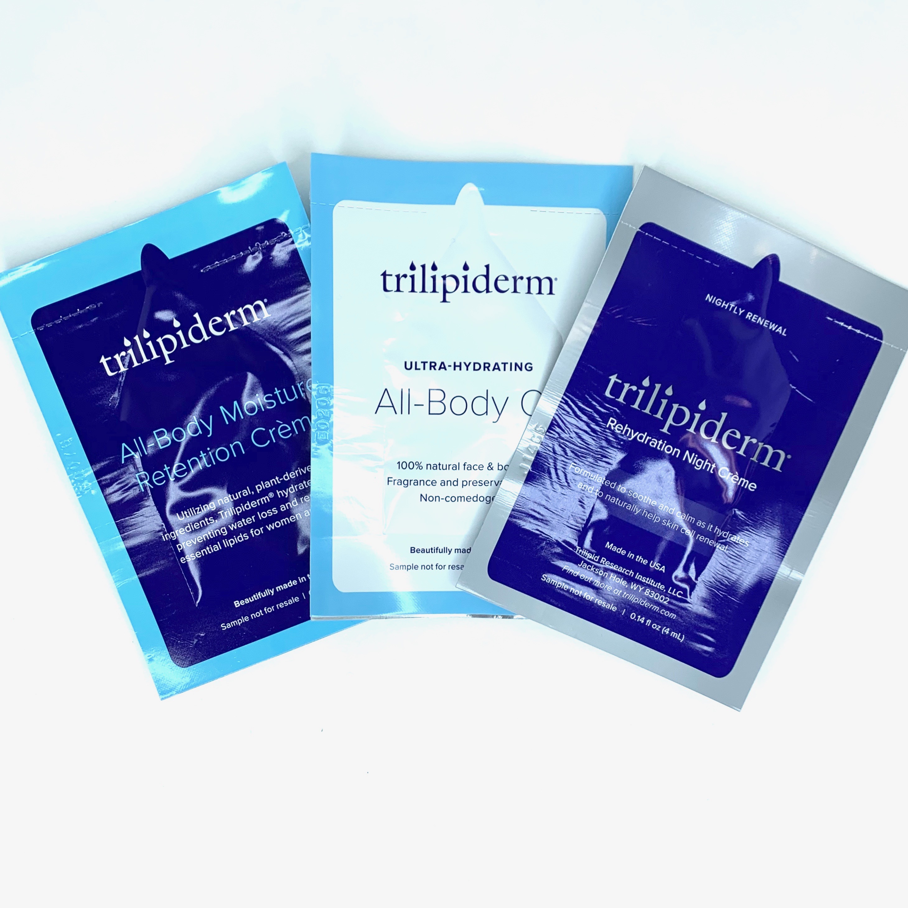 Tripiliderm Skincare Samples 2 for Cocotique May 2020