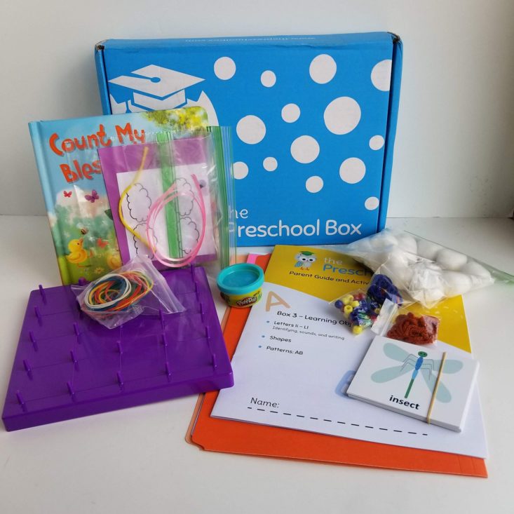 Preschool Box April 2020 all items