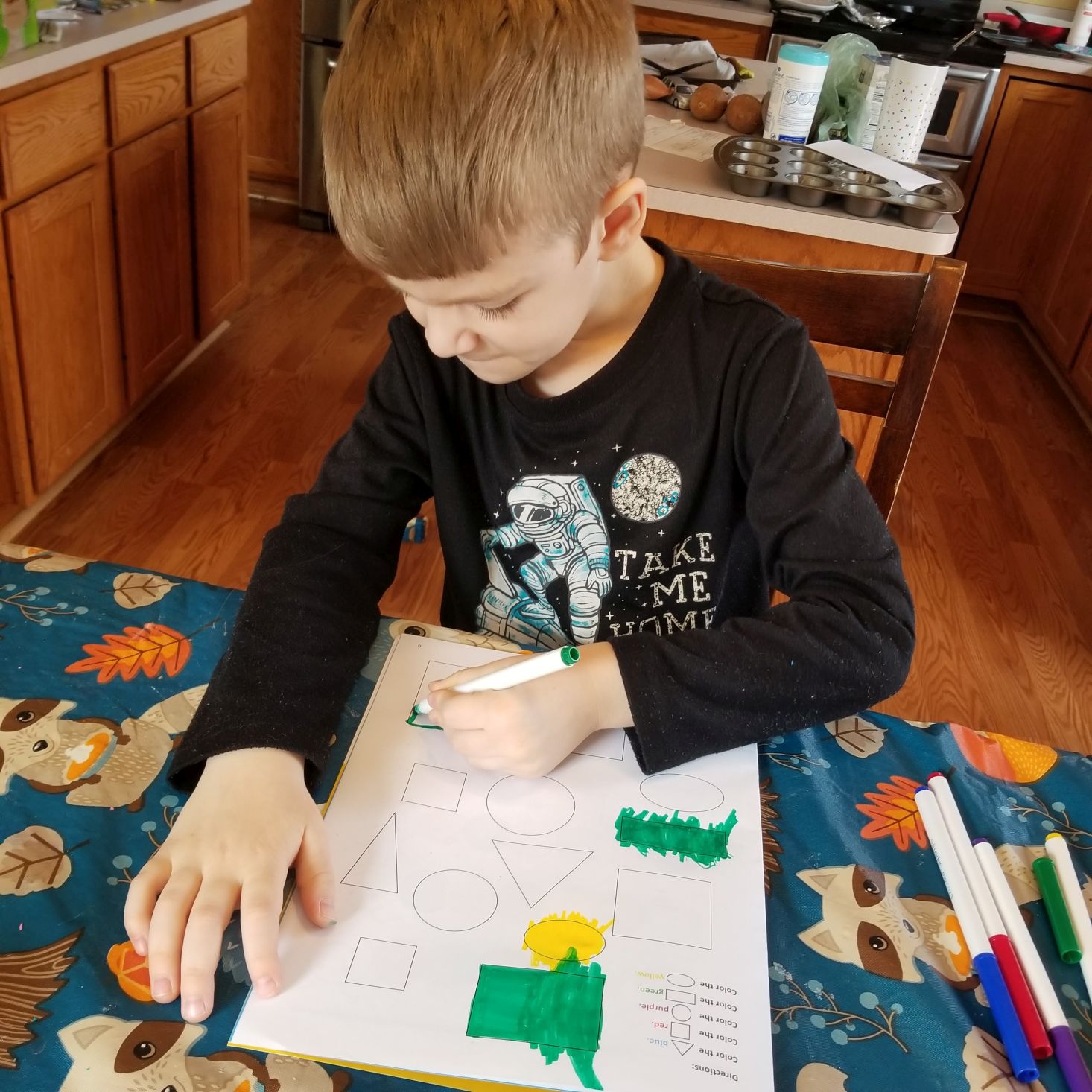 Preschool Box April 2020 workbook activity