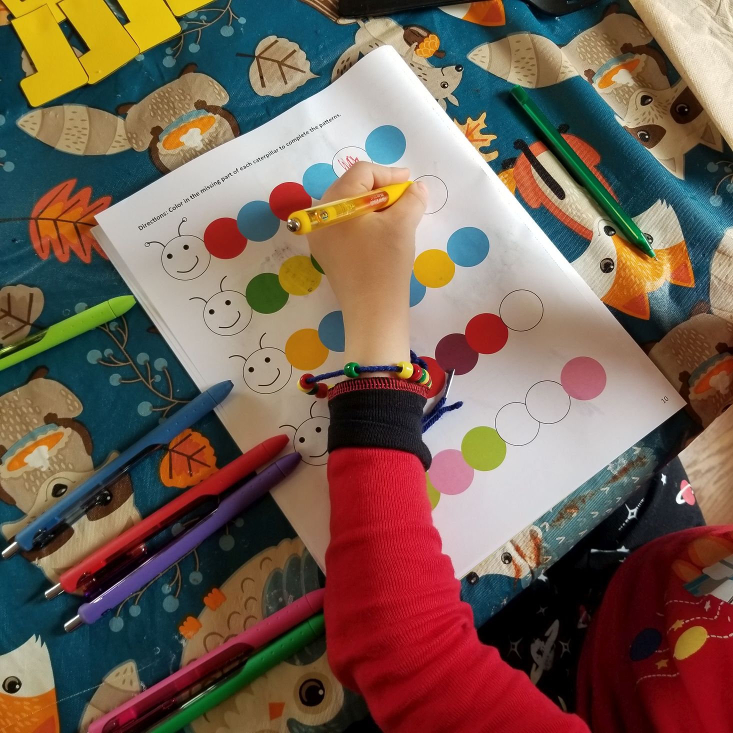 Preschool Box April 2020 workbook activity