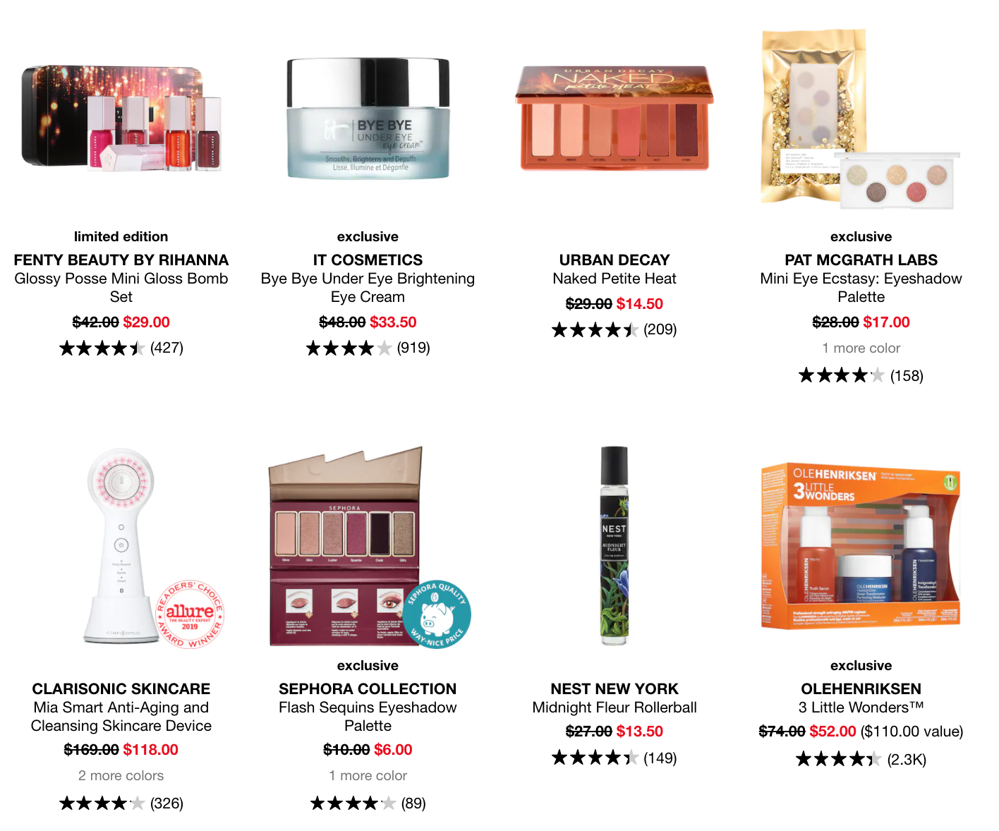 Sephora Memorial Day Sale Up To 50 Off! MSA