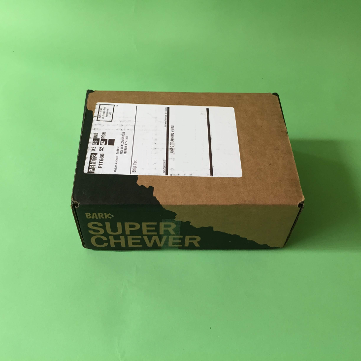 Super Chewer April 2020 Box itself