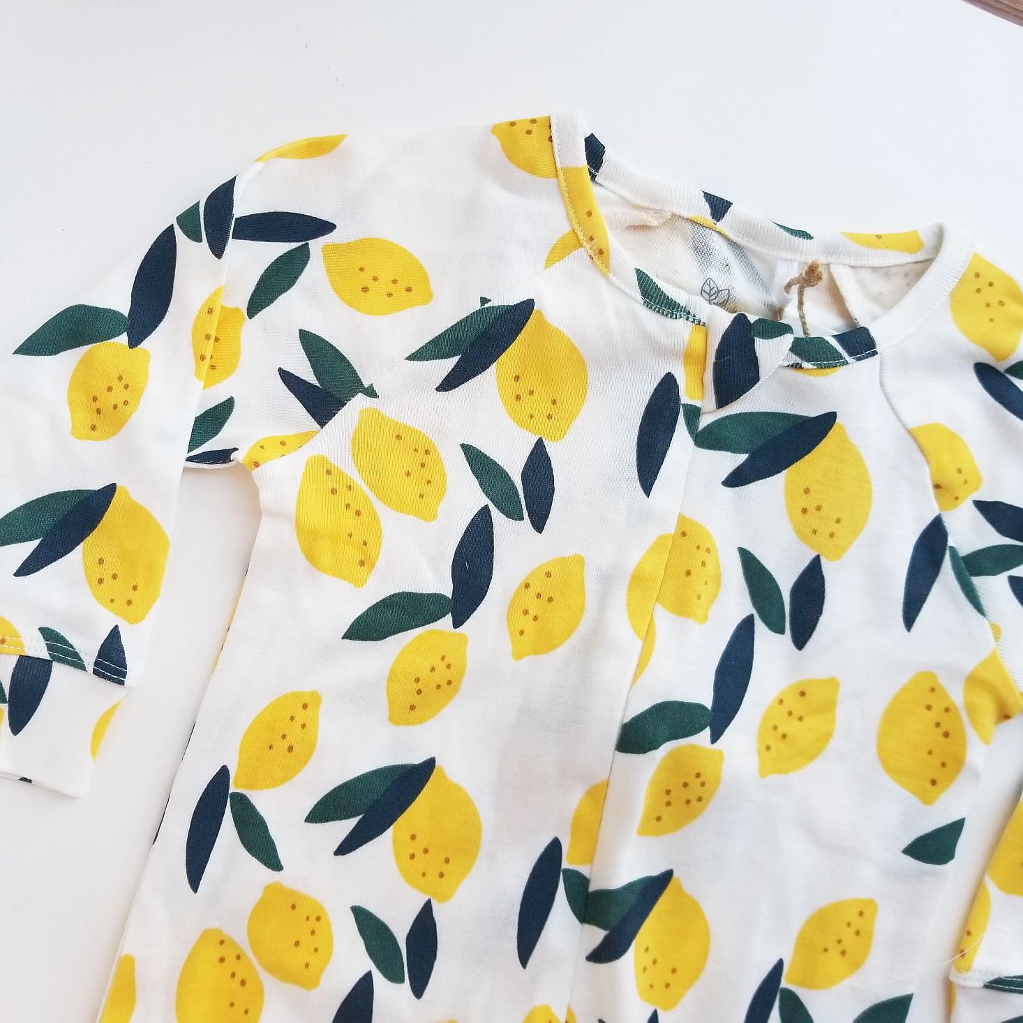 Suprisly May 2020 lemon onesie print close-up