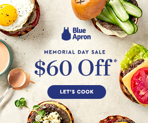 Blue Apron Memorial Day Deal – Save $60 Off Your First Three Weeks!