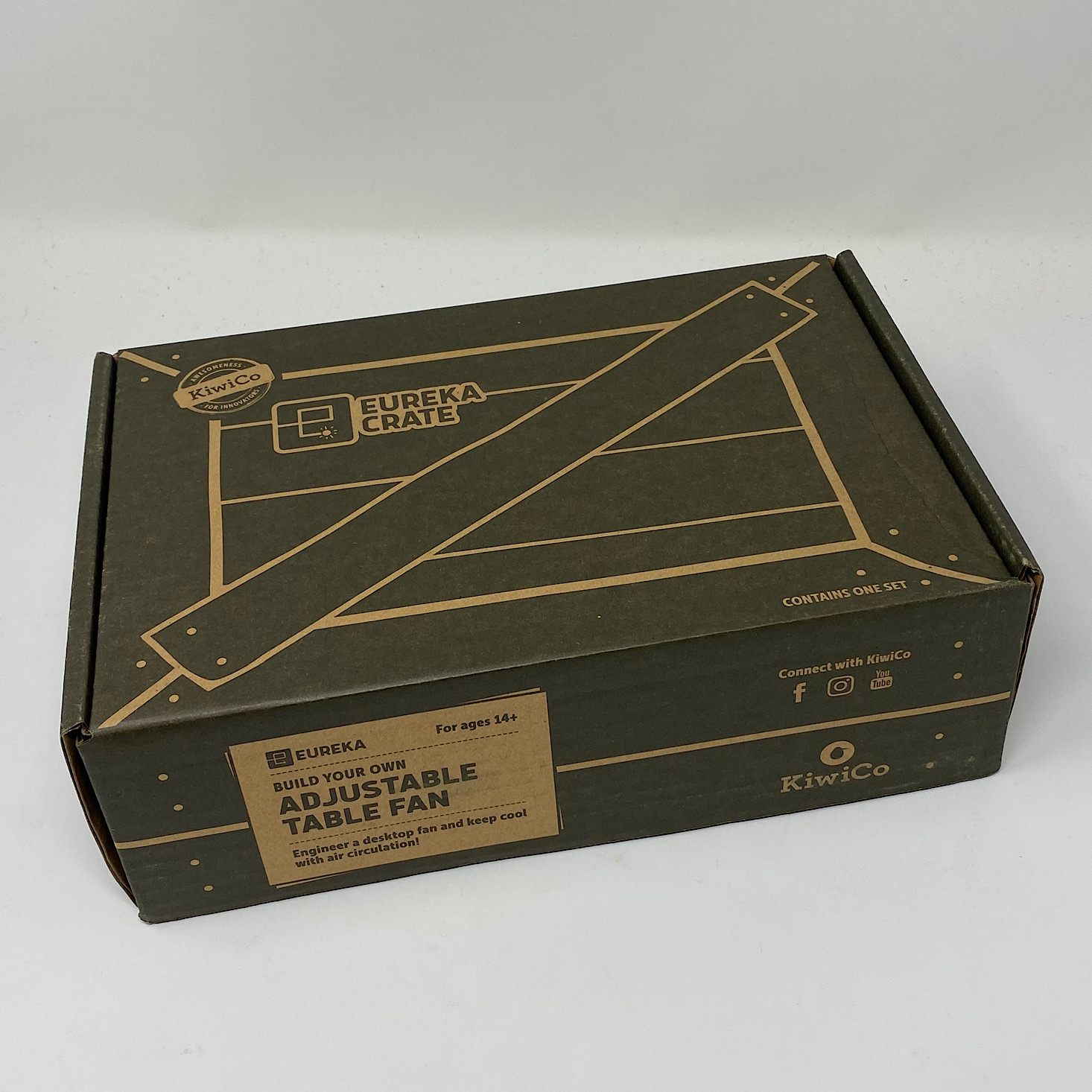 KiwiCo Eureka Crate Review + Coupon – Adjustable Table Fan