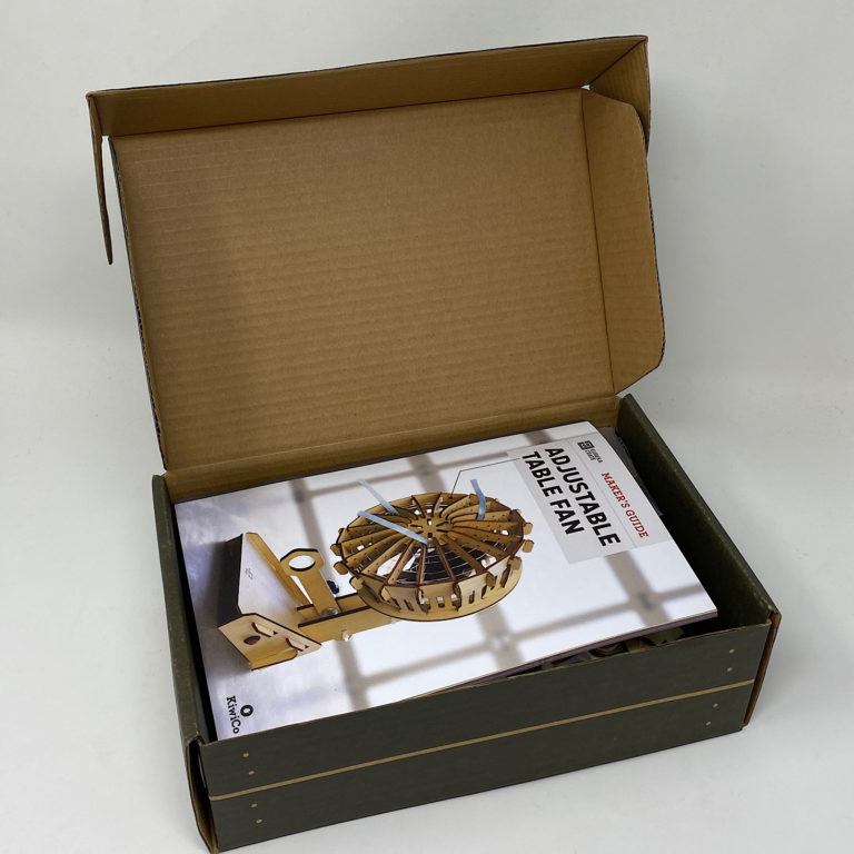 KiwiCo Eureka Crate Review + Coupon Adjustable Table Fan MSA