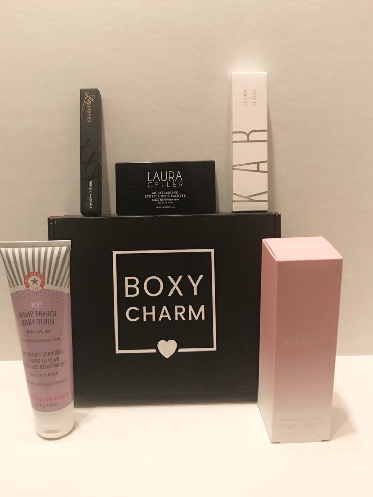 Boxycharm Tutorial June 2020 - Contents Of Box Front