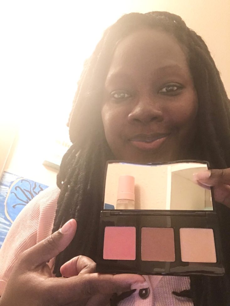 Boxycharm Tutorial June 2020 - Holding Up Laura Geller Palette Front