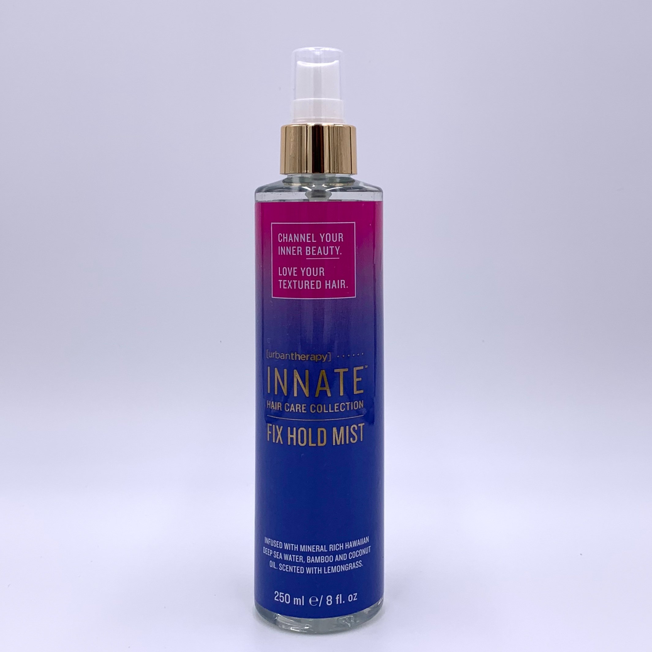 Innate Anti Frizz Fix Hold Mist Front for Cocotique June 2020
