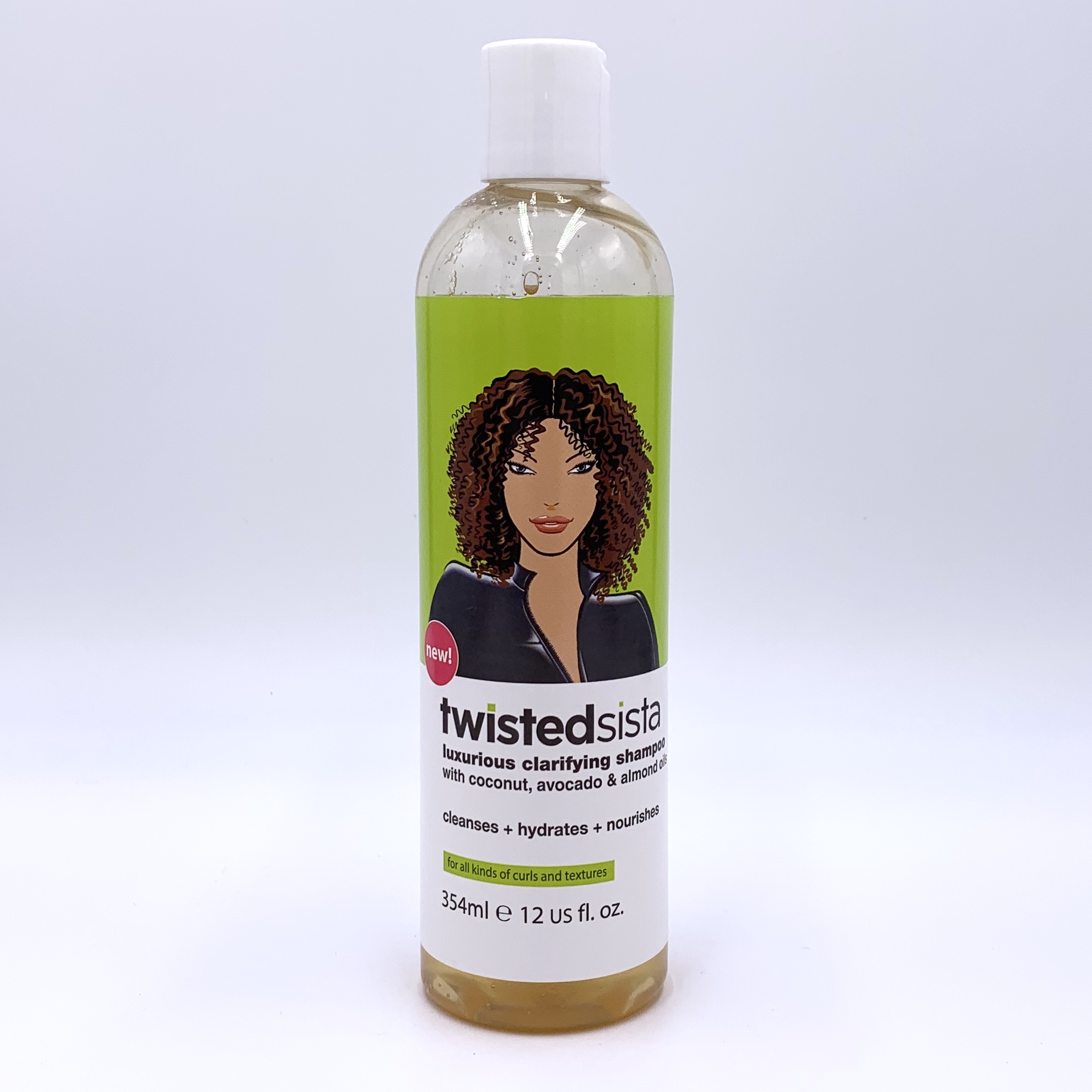 Twisted Sista Luxurious Clarifying Shampoo Front for Cocotique June 2020