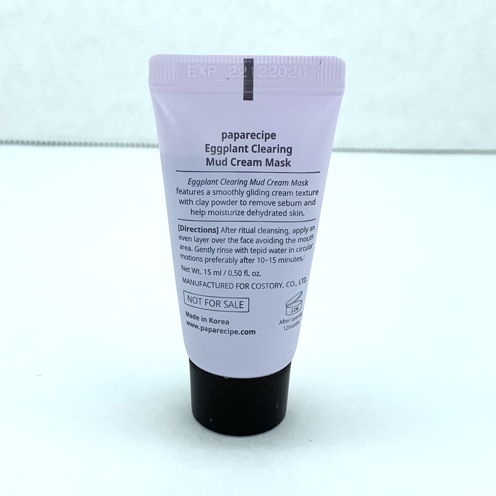 Papa Recipe Eggplant Clearing Mud Cream Mask Back for Ipsy Glam Bag June 2020