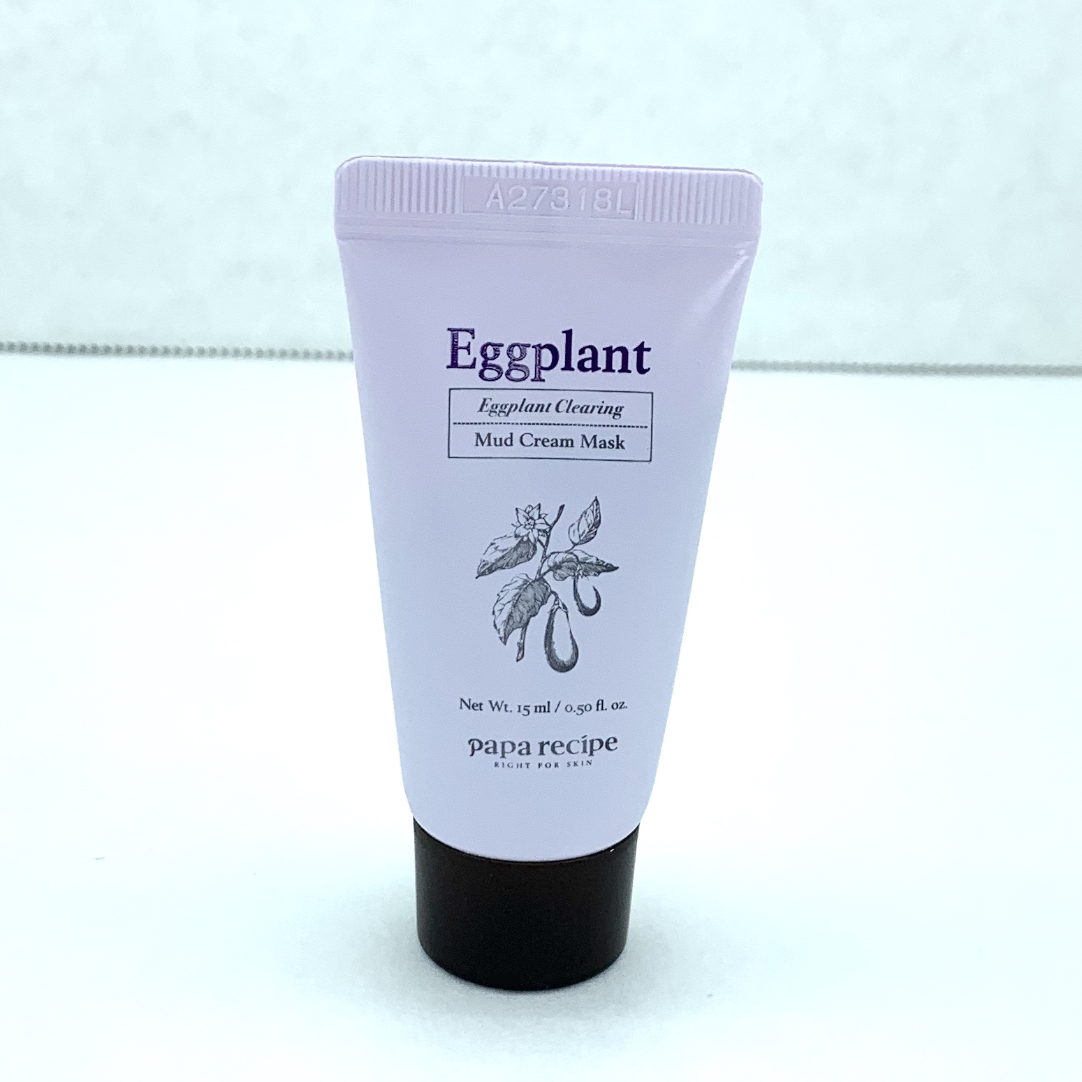 Papa Recipe Eggplant Clearing Mud Cream Mask Front for Ipsy Glam Bag June 2020