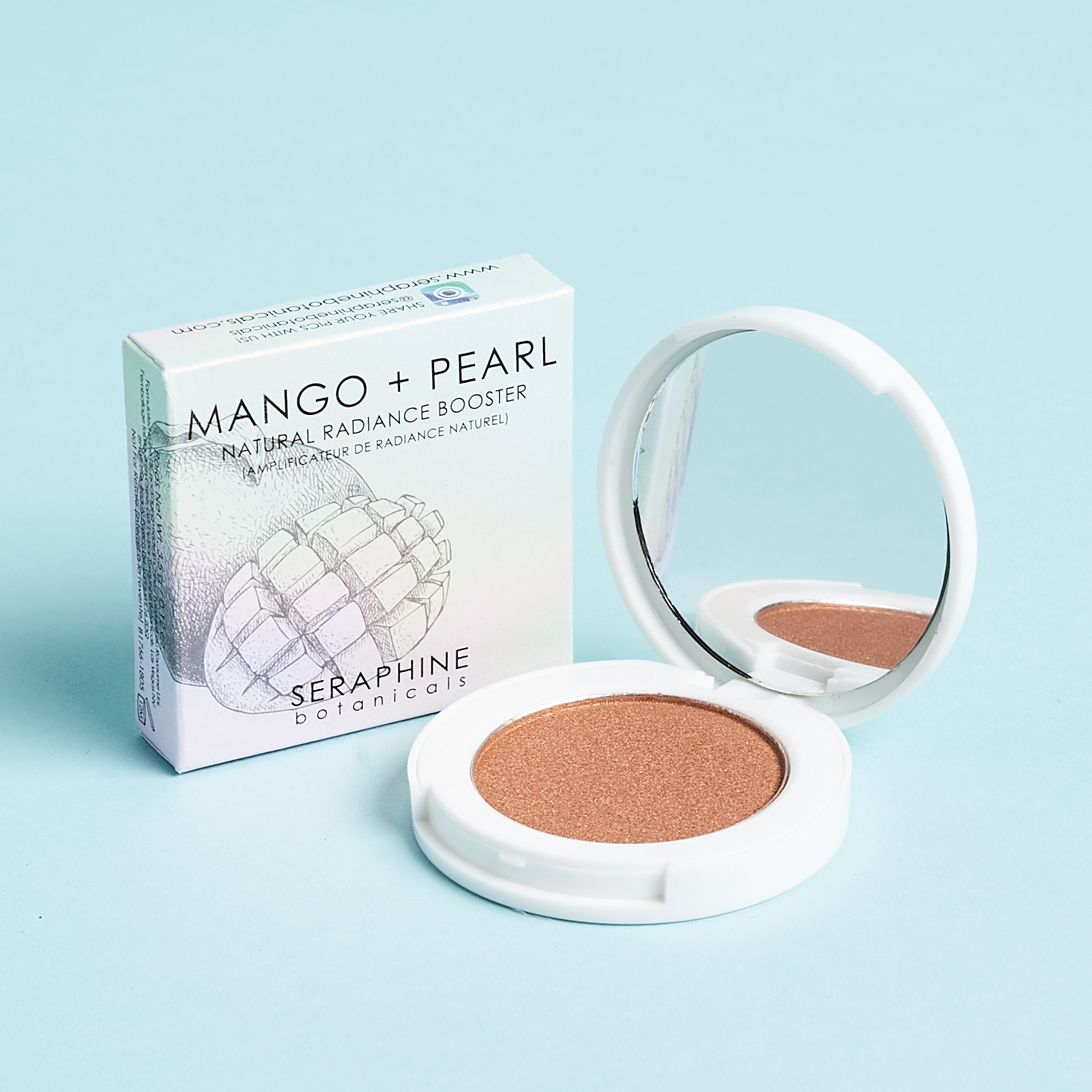 Seraphine Botanicals Mango + Pearl Natural Radiance Booster for Nourish Beauty Box July 2020
