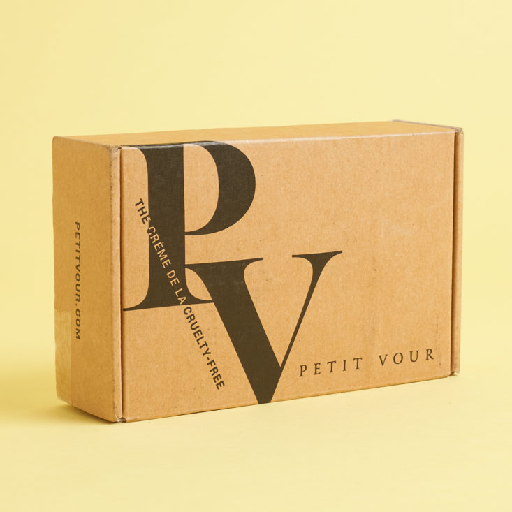 Petit Vour June 2020 vegan beauty box review
