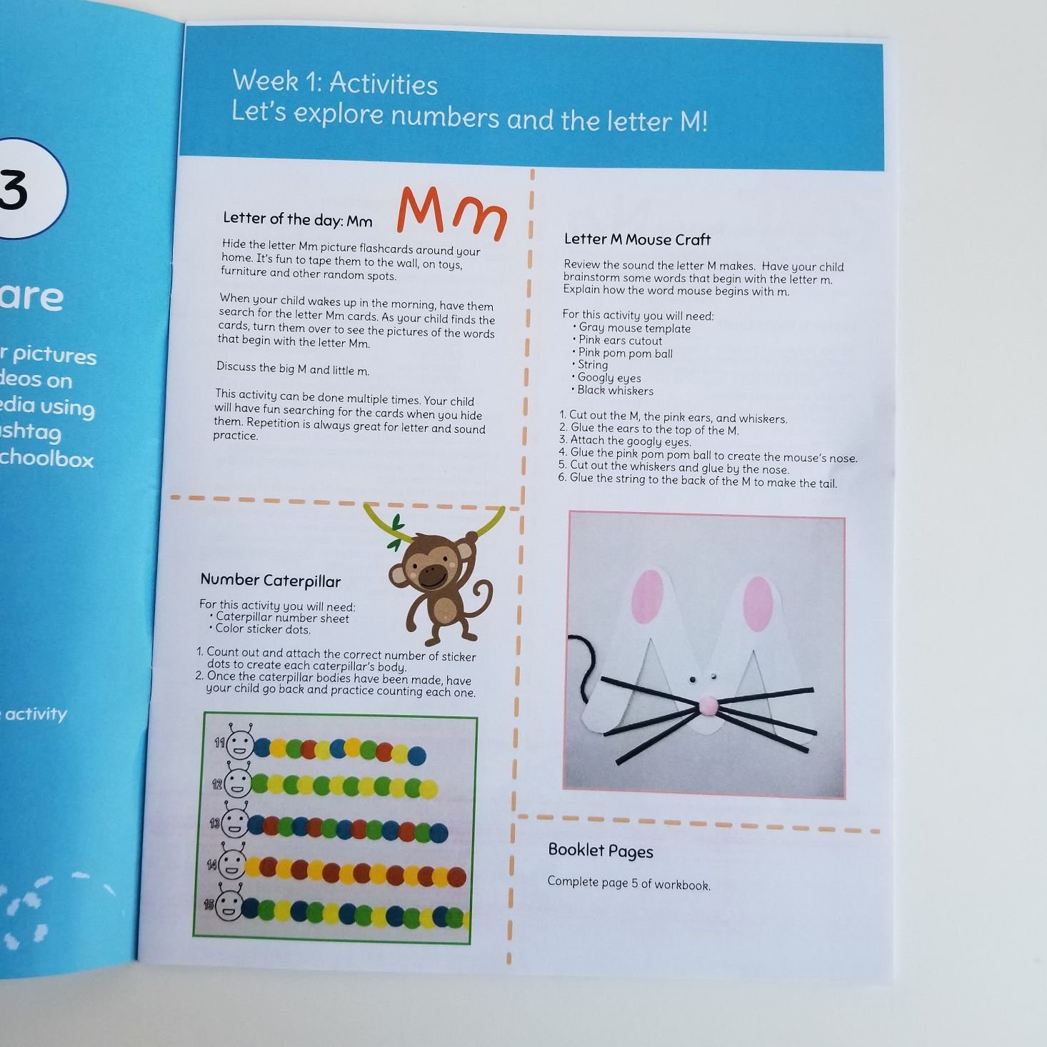 Preschool Box May 2020 parent guide page 1