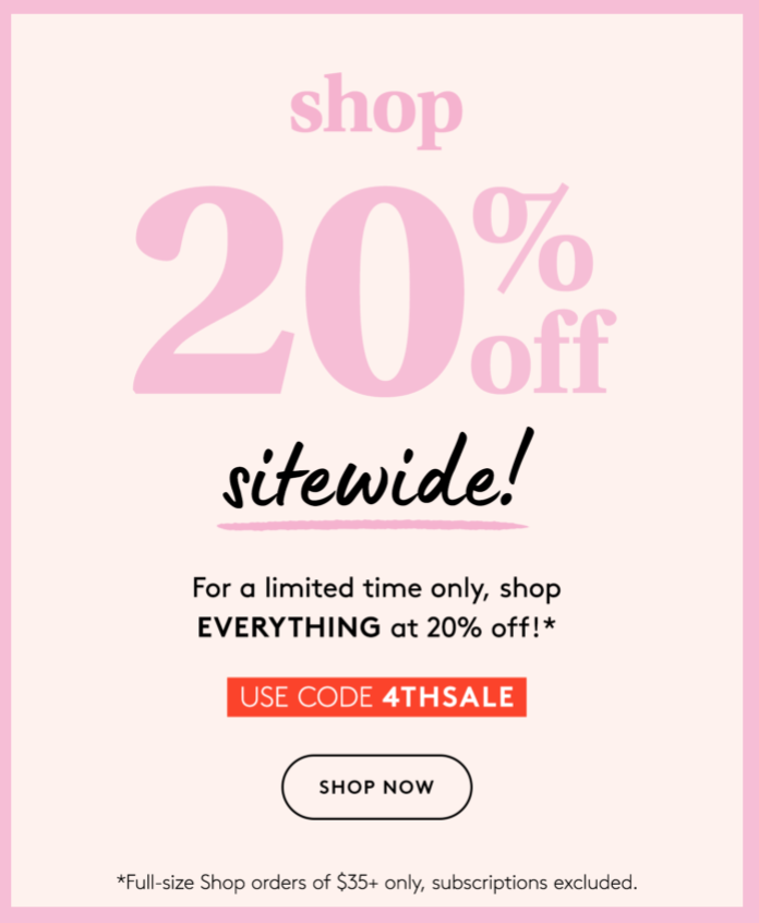 Birchbox 4th of July Sale - 20% Off Full-Size Items! | MSA