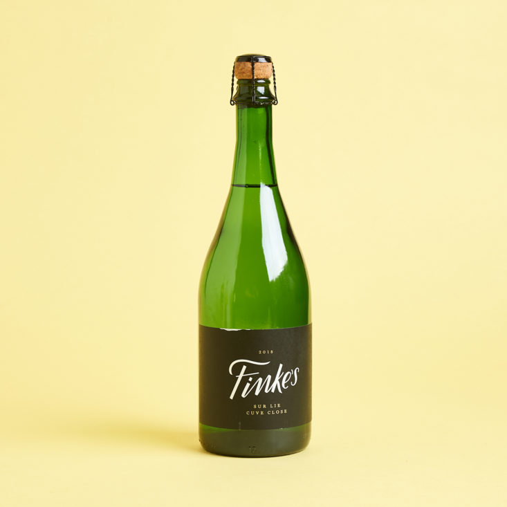 finke's sparkling wine bottle by itself