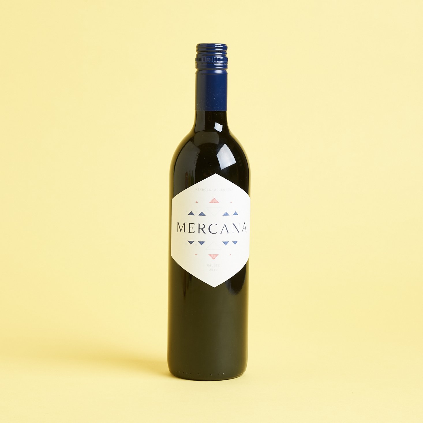 mercana malbec bottle by itself