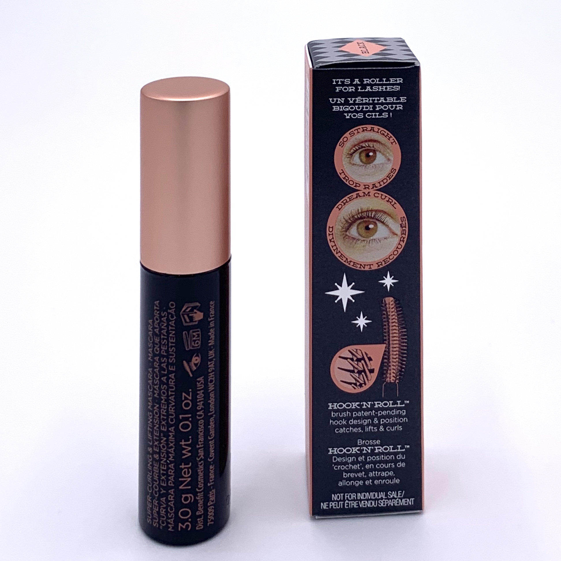 Benefit Roller Lash Super-Curling & Lifting Mascara Back for Birchbox July 2020