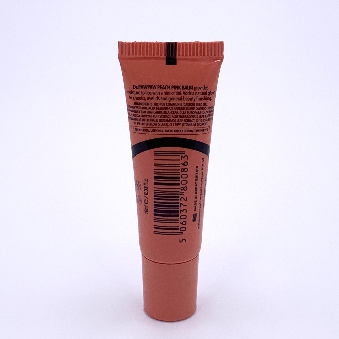 Dr. Pawpaw Tinted Peach Pink Balm Back for Birchbox July 2020