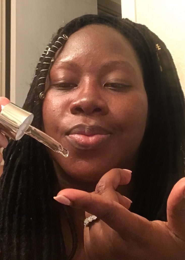 Boxycharm Tutorial July 2020 _ Using The 111Skin Dropper Onto My Finger