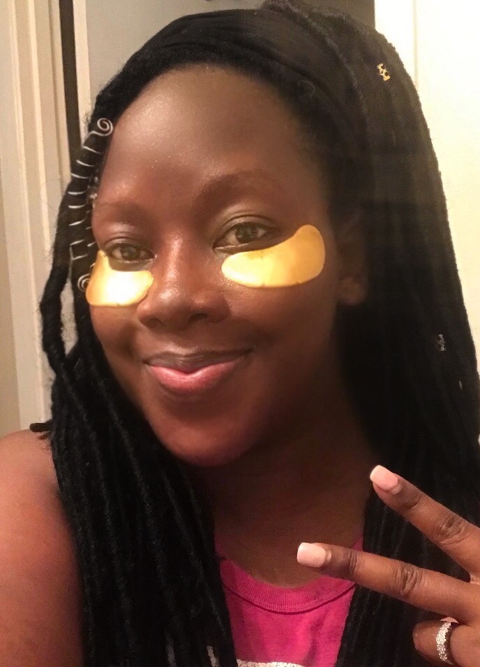 Boxycharm Tutorial July 2020 _ Wearing The Gold Eye Masks