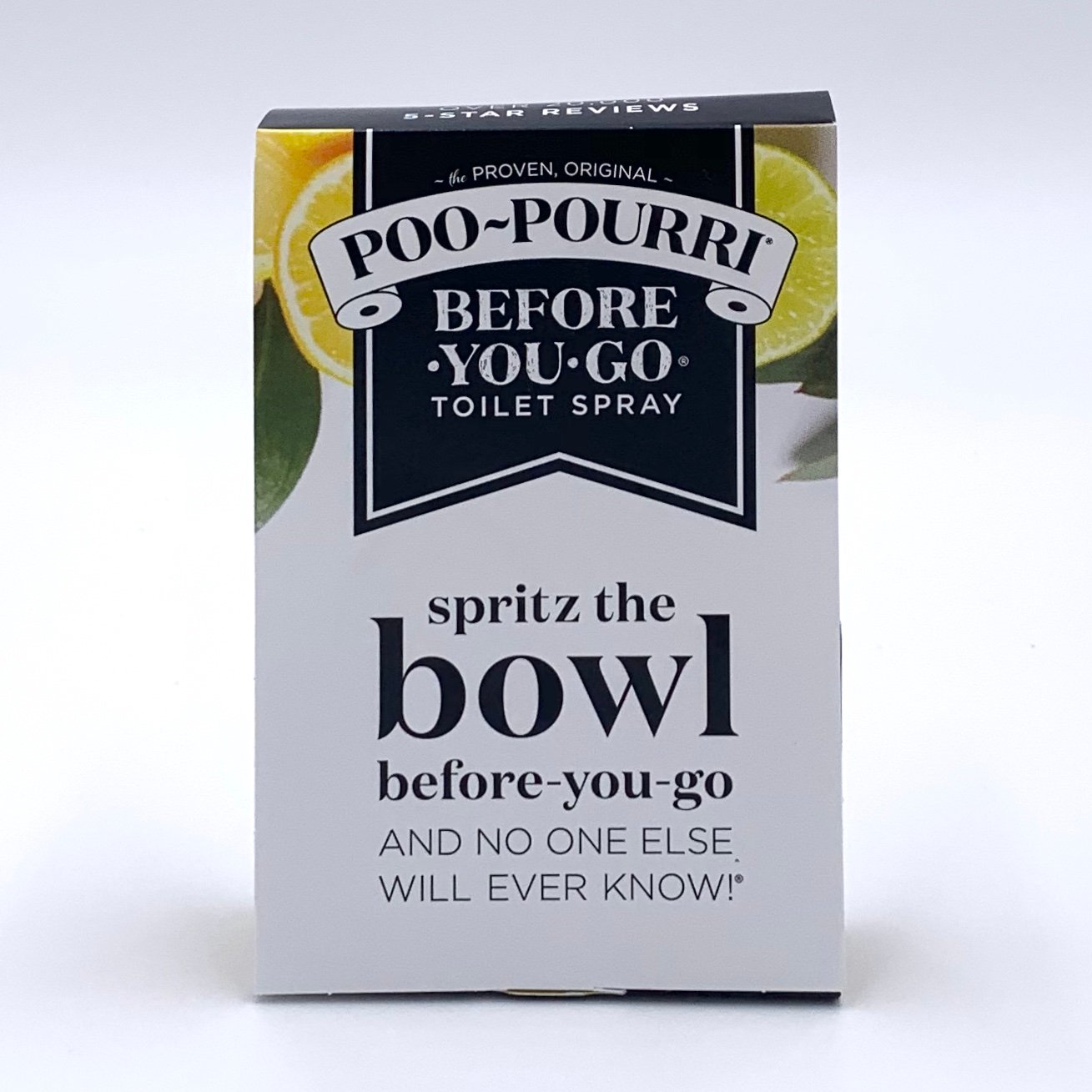 Poo-Pourri Before-You-Go Toilet Spray Packaging for Cocotique July 2020