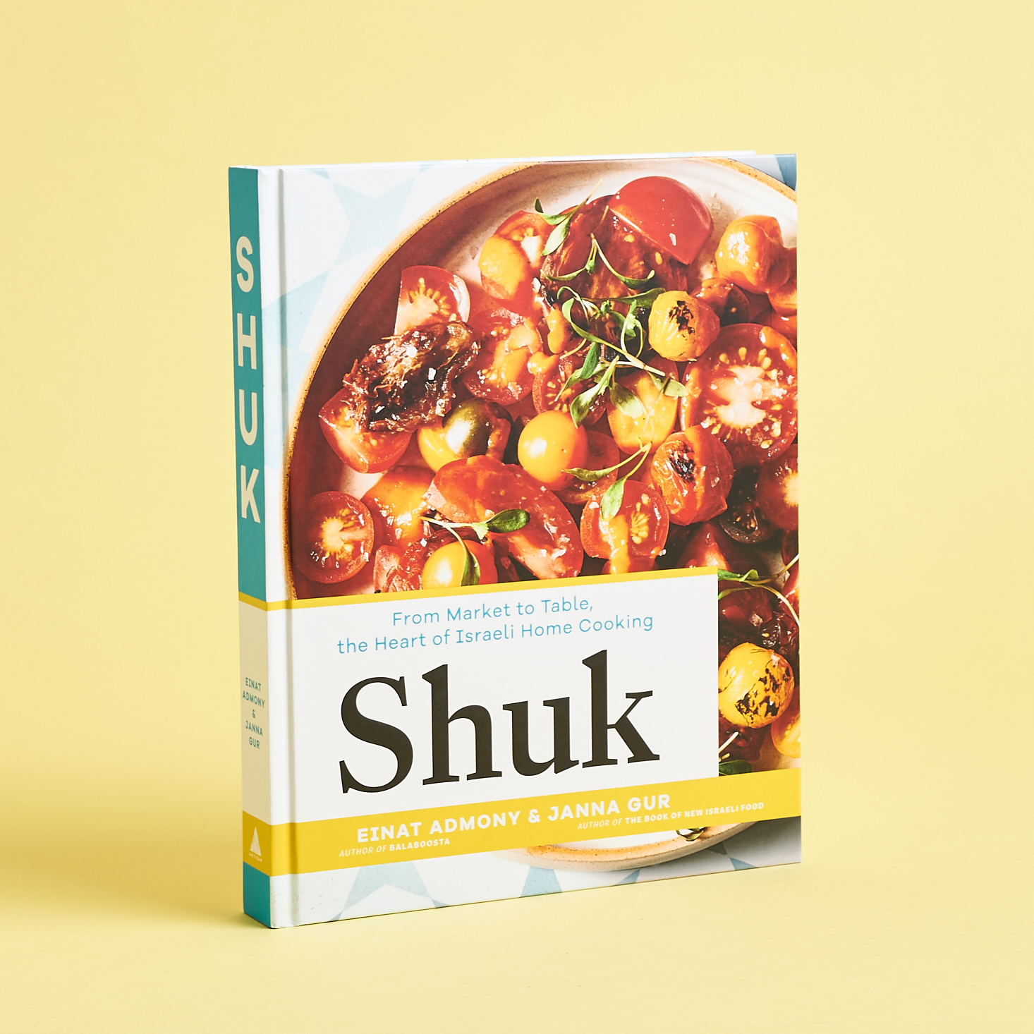 Photo of the cover of Shuk cookbook by Einat Admony.