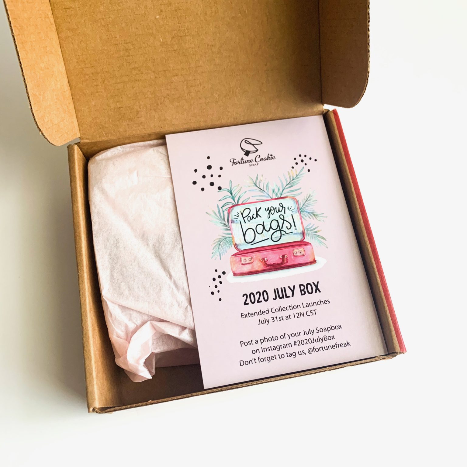 Fortune Cookie Soap Subscription Box Review July 2020 MSA