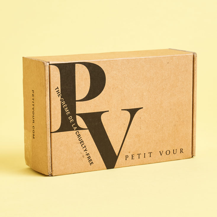 Petit Vour July 2020 vegan beauty box unboxing and review