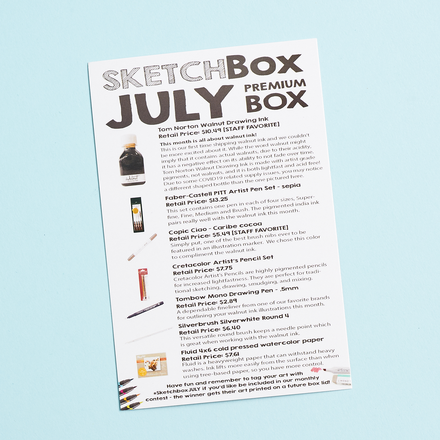 SketchBox Subscription Review + Coupon July 2020 MSA