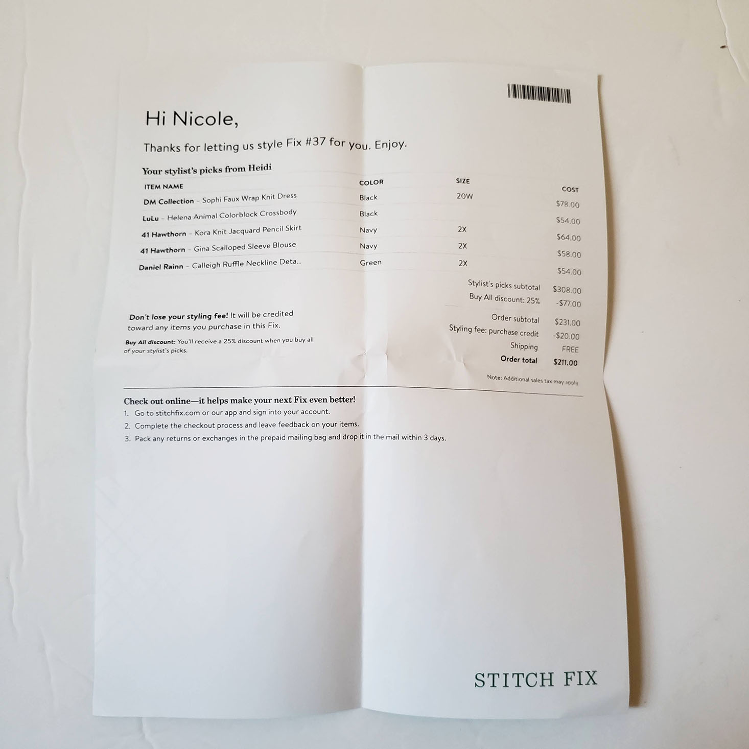 Stitch Fix Plus Size Clothing Review – June 2020 | MSA