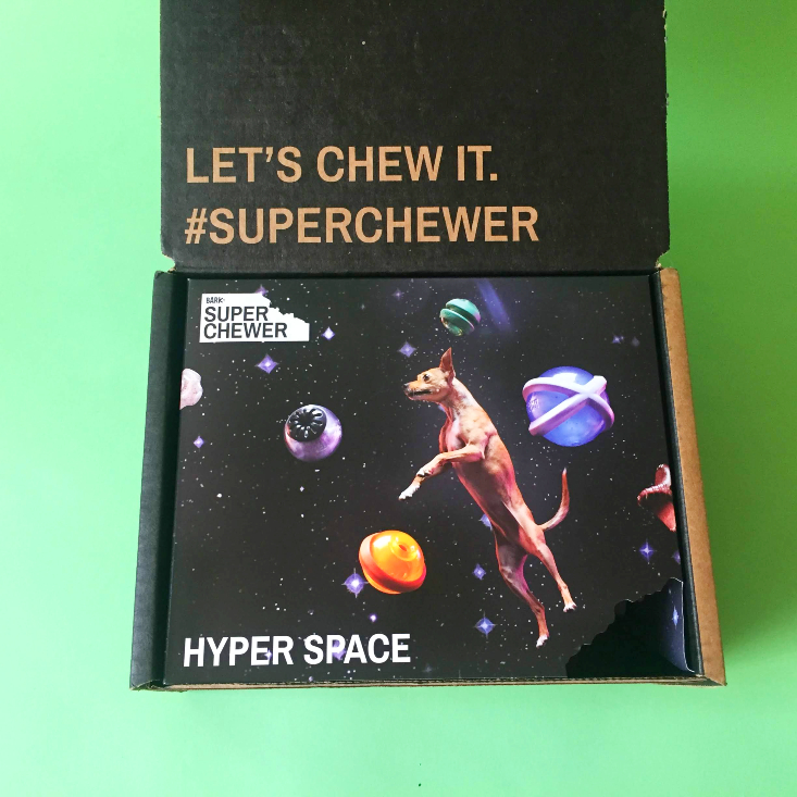 Super Chewer May Hyper Space Box open close