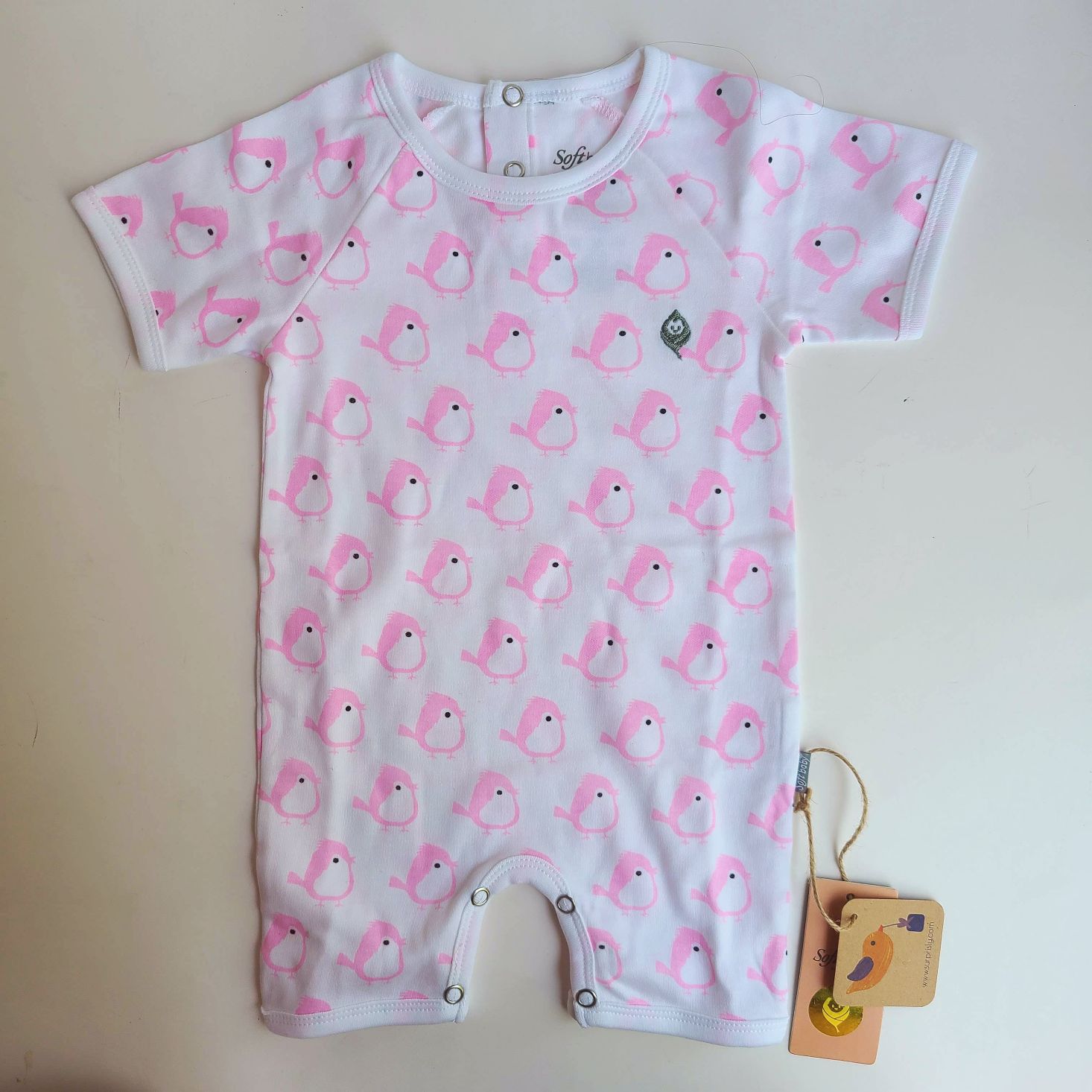 Suprisly June 2020 shorts onesie flatlay