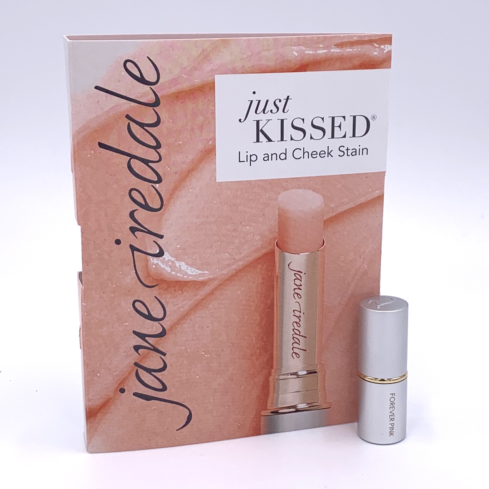 Jane Iredale Just Kissed Lip & Cheek Stain - Forever Pink Front for Birchbox August 2020