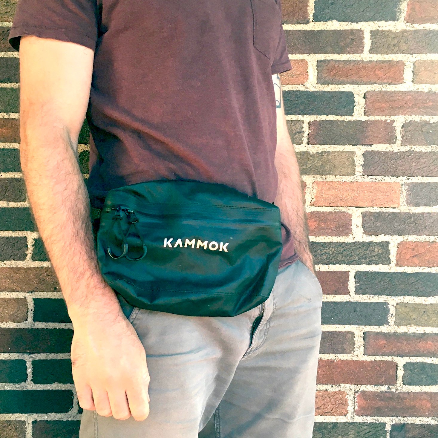 Cairn August 2020 man wearing hiking fanny pack