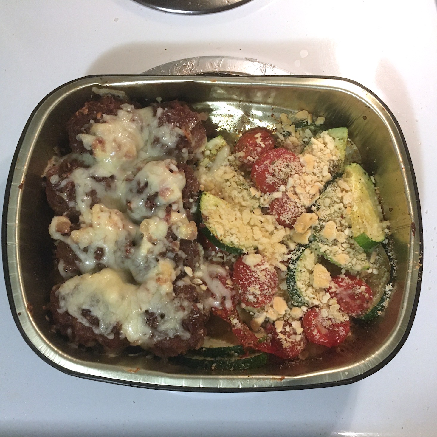 meatballs finished in pan