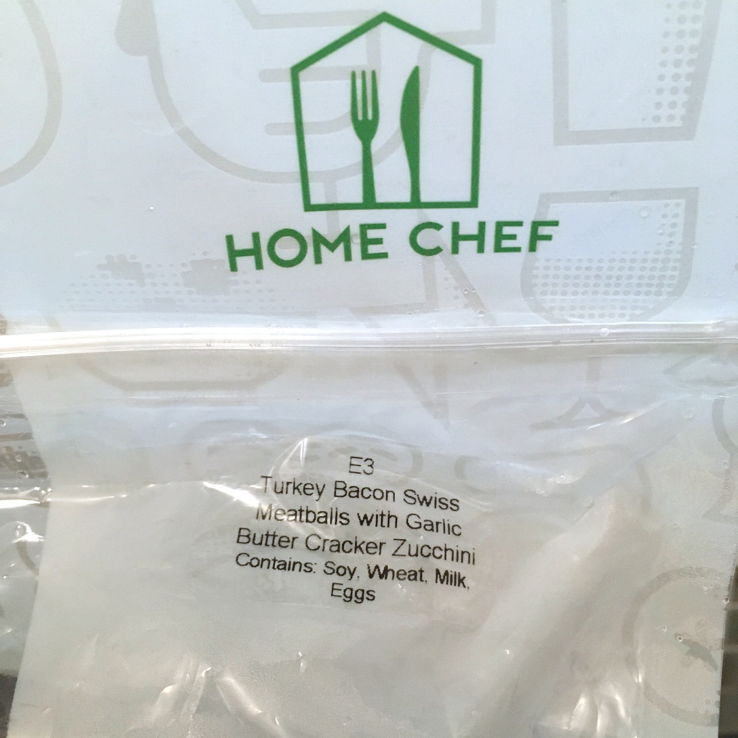 meatballs ingredient bag label