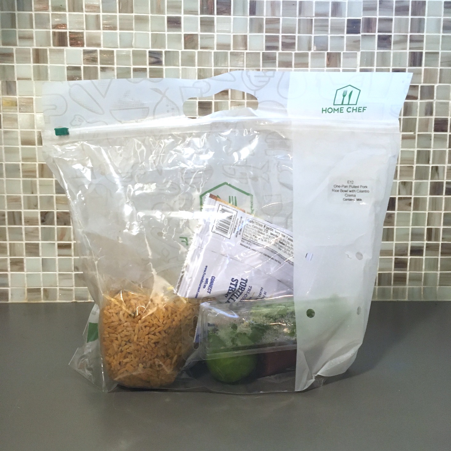 pork bowl ingredients bag