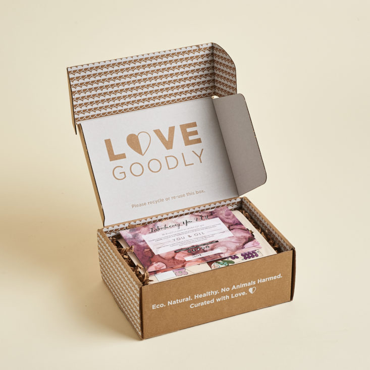 Love Goodly August/September 2020 open box