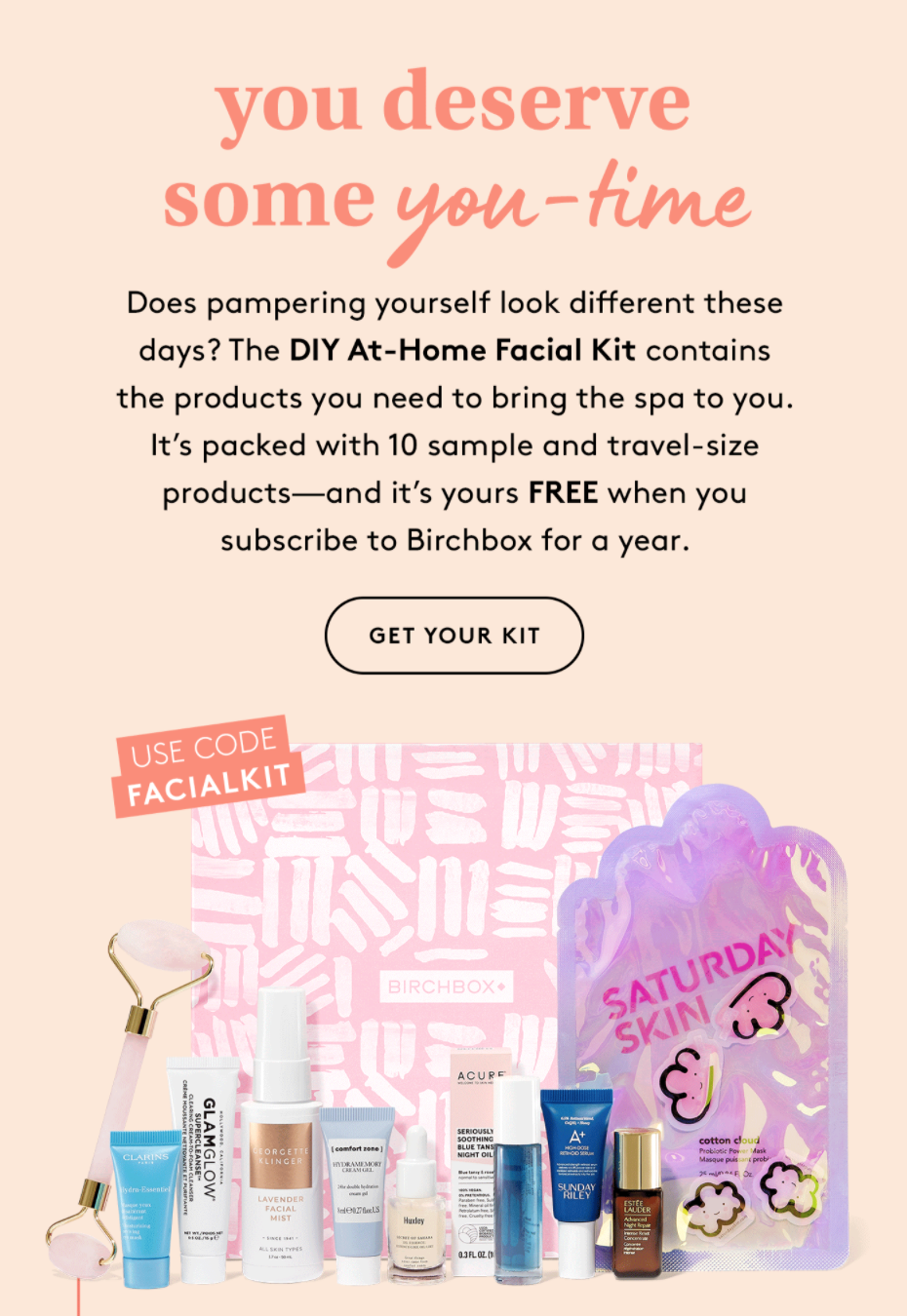 Birchbox Coupon – FREE DIY At-Home Facial Kit With Subscription