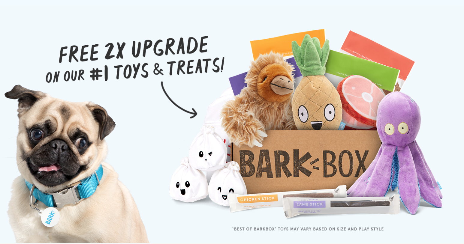 BarkBox Coupon - Double Your First Box With Subscription! | MSA