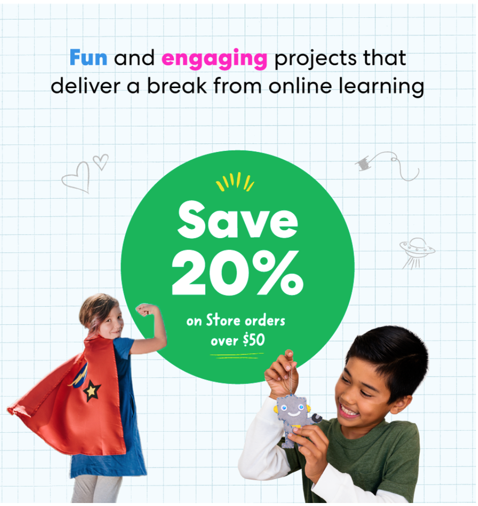 KiwiCo Sale – 20% Off Store Purchases + 40% Off Your First Month!