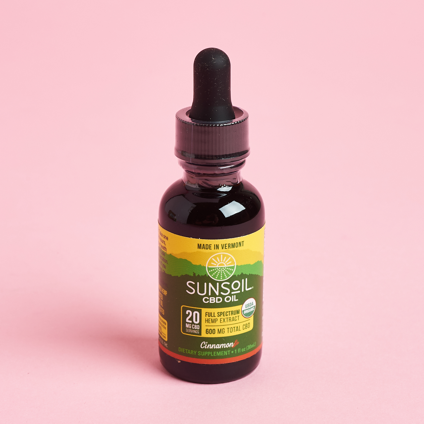 Sunsoil Cinnamon CBD Oil