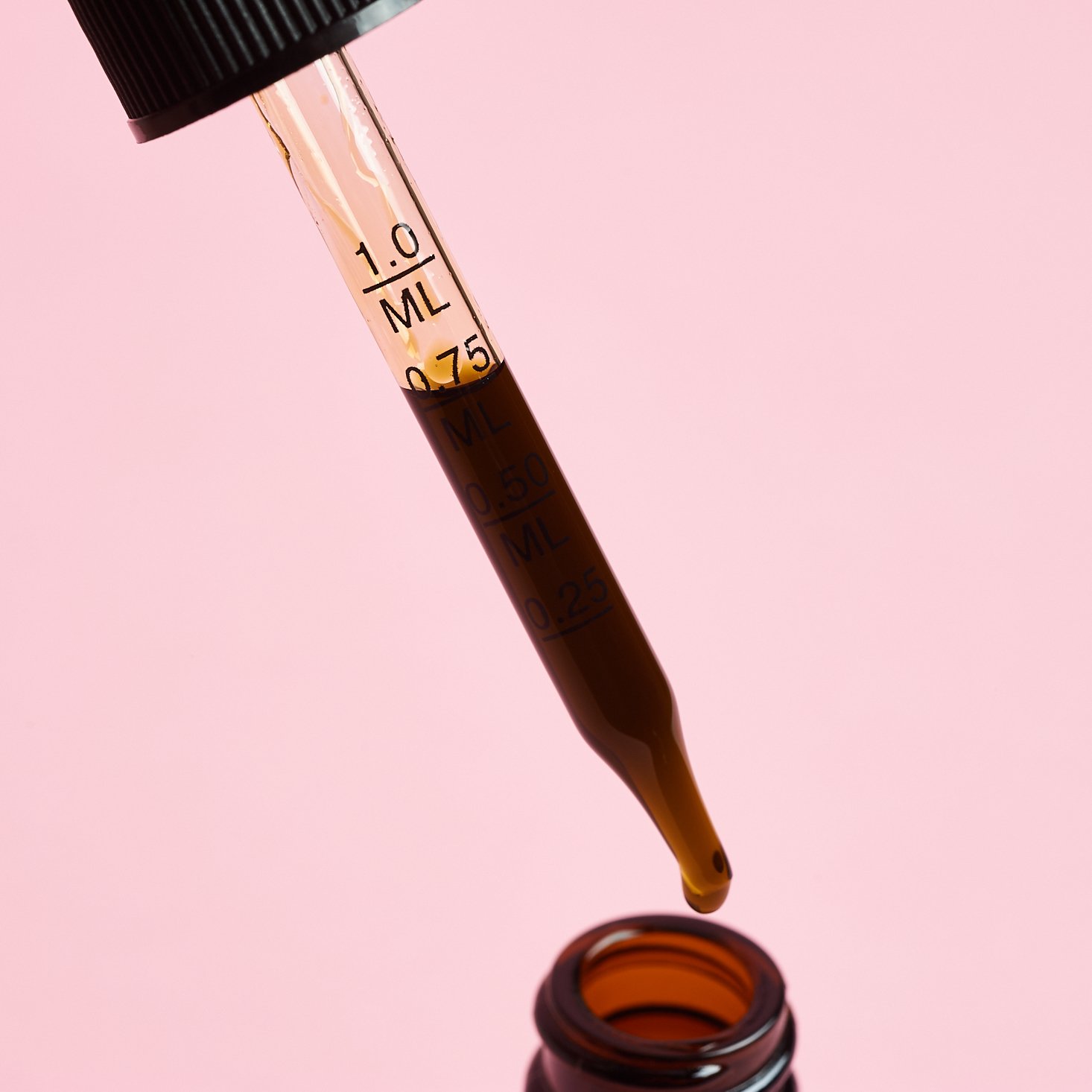 Sunsoil Cinnamon CBD oil in its dropper