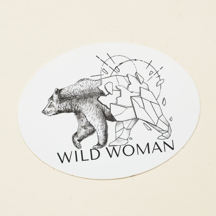 Wild Woman August 2020 sticker