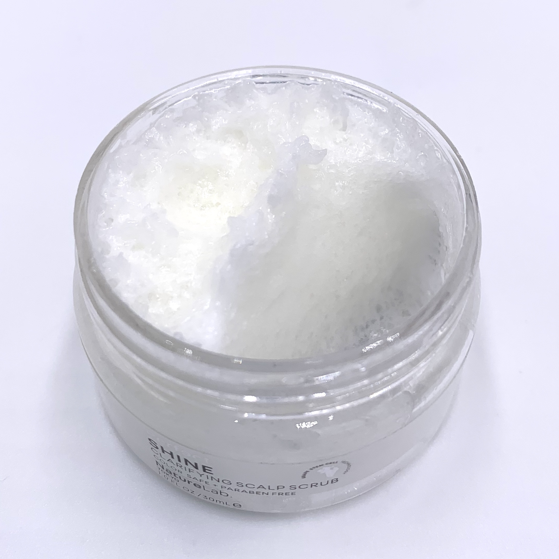 NatureLab TOKYO Perfect Shine Clarifying Scalp Scrub Close-Up for Birchbox September 2020