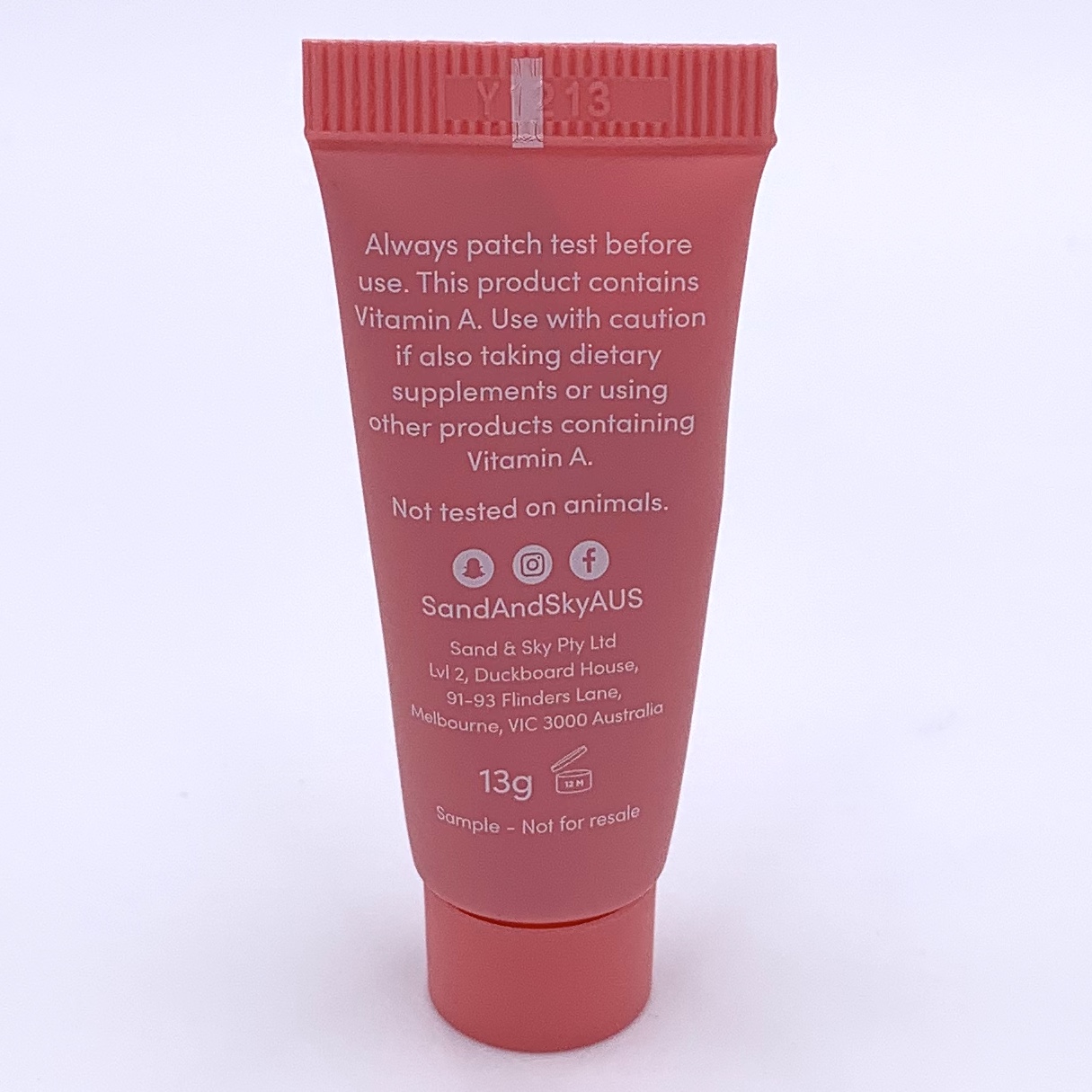 Sand & Sky Australian Pink Clay Porefining Face Mask Back for Birchbox September 2020